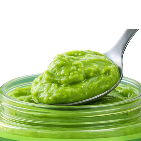 A jar of KOKONUT matcha coconut pudding