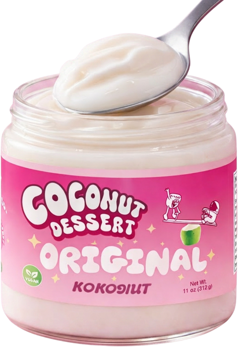 Coconut Cloud Whip coconut pudding jar